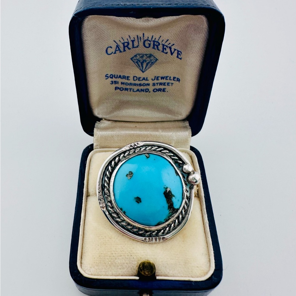 Silver and Turquoise Ring